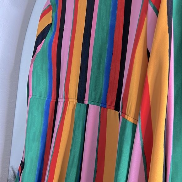 Who What Wear Colorful Button Down - Picture 7 of 7